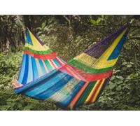 Hamac del Sol Hamac double en nylon fait main 2,20 x 2,30 m - Queen Maya XXL - AlebrijeXXL