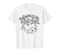 Hamac d'été Koala I coloriage et Dessin T-Shirt Graphique avec Valeur