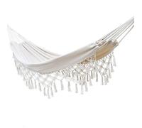Hamac d'extérieur, Double Coton, hamac brésilien de Jardin, Convient pour 2 Adultes idéal (Max Load 450 lbs)