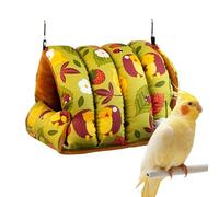 Hamac d'hiver pour Oiseaux - Grotte en Velours Doux, Maison en Coton PP, lit de Cage Pliable, abri d'intérieur Confortable | Nid de Couchage Chaud pour inséparable, canari, Pinson, Conure
