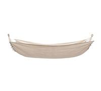 Hamac double - 360 x 150 cm - Pour 2 personnes - En mélange de coton - Charge maximale : 200 kg - Pour jardin et camping - Crème