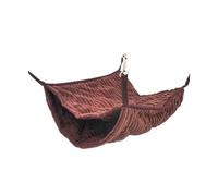 Hamac double de luxe pour hamster, cochon d'Inde, lit de couchage, balançoire (marron)