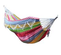 Hamac double franges confort