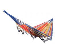 Hamac double multicolores avec franges