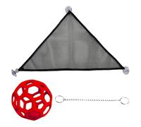 Hamac du dragon barbu | Lit serpent avec balle | Hamac | Pour lézards, caméléons, geckos, alimentation de légumes, exercice, escalade, cuisine, maison, école, bureau, salle de sport, chambre, hôtel