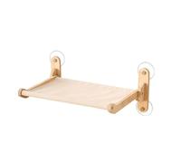 Hamac en Bois for fenêtre de Chat, avec ventouses Fortes, lit en Toile sans perçage for Chats d'intérieur(A)