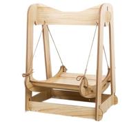 Hamac en Bois pour Chat - Lit Suspendu pour Chats Et Petits Chiens D'intérieur, Hamac Peu Encombrant Et Stable, Anti-Retournement