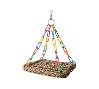 Hamac en corde tissée durable pour perroquets - Jouet pour les propriétaires d'animaux de compagnie de perruches, petits oiseaux