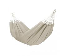Hamac en coton 200x100 cm de jardin avec tiges en corde - Beige