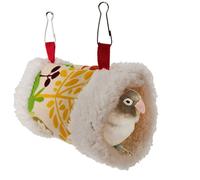 Hamac En Forme D'oiseau Et De Perroquet, Lit-Balançoire Triangulaire Et Carré, En Peluche Douce, Pour Cage, Grotte, Tente, Maison De Jouets Pour Animaux