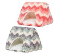 Hamac en fourrure pour oiseaux, perchoir à oiseaux, tente de dessin animé, balançoire, perroquet, couverture en fourrure, perchoir