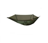 Hamac en nylon avec moustiquaire,pour camping en plein air,anti-flexion,simple,double,poteau à ouverture rapide automatique - Type 290X140cm B