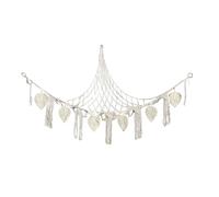 Hamac en peluche, filet de rangement d'angle, 55.12x43.31 pouces Porte-organisation en peluche de cordon de macrame pour la maison, chambre d', mur, salle de jeux, chambre, salon, récipient de