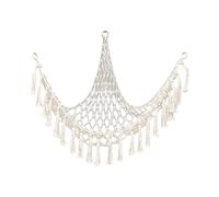 Hamac en peluche pour animal en macramé - Beige