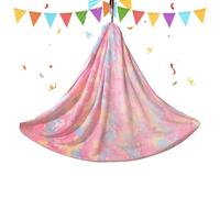 Hamac Enfant | Hamac Phosphorescent avec Doudoune Polaire | Couverture en Flanelle Chaude et - pour Chambre d'enfant Jardin Maison Intérieur et Extérieur