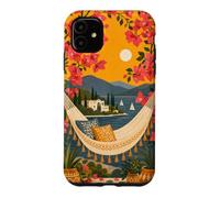 Hamac Entre vignes de bougainvilliers Coque pour iPhone 11