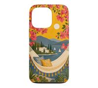 Hamac Entre vignes de bougainvilliers Coque pour iPhone 13 Pro