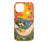 Hamac Entre vignes de bougainvilliers Coque pour iPhone 15