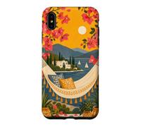 Hamac Entre vignes de bougainvilliers Coque pour iPhone XS Max
