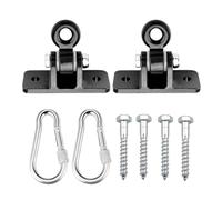 Hamac et crochets de balançoire - Lot de 2 matériel de montage, cintres solides pour siège de yoga, accessoires de suspension robustes | Solution sûre pour extérieur et intérieur pour jardin, porche