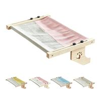 Hamac fenêtre pour chat, lit suspendu réglable en bois pour fenêtre, lit, canapé, lit