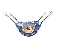 Hamac Ferret - Swing de cage en peluche confortable, lit de repos animal robuste | Petit animal endormi playhouse intérieur extérieur, nid de suspension chaude pour cobaye, chinchilla, perroquet, plan