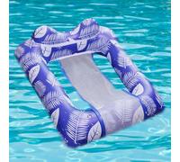 Hamac Flottant Gonflable Pliable Pour Piscine, Chaise De Lit, Jouets Flottants D'été, Hamac D'eau Flottant