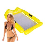Hamac Flottant Piscine pour Adultes - Flotteur Polyvalent Gonflable pour Eau,De Bronzage pour Rivière Mer Lac Jardin Relaxation Familiale Fête Vacances Bain
