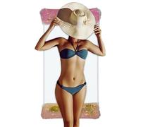 Hamac Flotteur de Piscine - Gonflable Pliable,Bain de de Piscine | Pour Femmes Hommes Nageurs Vacanciers Plage Arrière-Cour Maison Au Bord Du Lac Salle De Fitness Hôtel Resort Vacances