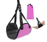 Hamac for pieds d'avion, repose-pieds for détendre vos pieds | Hamac for pieds d'avion, accessoires de voyage, hamac de bureau, repose-pieds de voyage, support confortable for pieds d'avion(Purple)