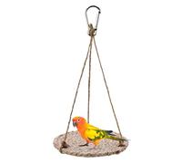 Hamac Gecko - Hamac d'escalade pour reptiles de 20,32 cm - Hamac en corde en bois - Plateforme de repos stable et non affaissée pour lézards, caméléons et hérissons, idéal pour l'escalade et