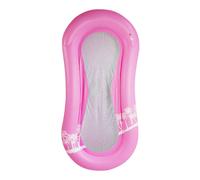 Hamac gonflable flottant d'été en PVC, coussin d'air, chaise de salon, de fête, de plage, avec outils de piscine en maille