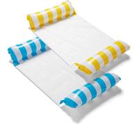 Hamac gonflable portable et flexible à usage multiple, sa position semi-immergée assure une flottabilité supérieure, 2 jeux de matériaux PVC