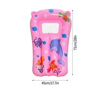 Hamac Gonflable Pour L'eau,Matelas De Natation Solide,En Pvc,Flotteur De Piscine,Transat Pliable Pour S'amuser Dans L'eau Fraîche - Type Children Pink