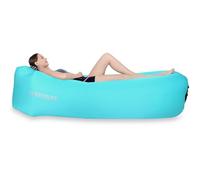 Hamac Gonflable,Sofa d'air Imperméable à L'eau Avec le Paquet portatif, Lit d'air de Sofa Gonflable de Fainéant Paresseux pour Cour, Lac, Plage, Camping, Pique-niques et Les festivals de Musique(Vert)