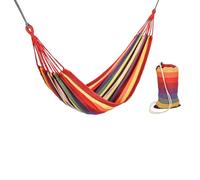 Hamac - HI - 1 personne - Coton doux - Multicolore - 190 x 80 cm