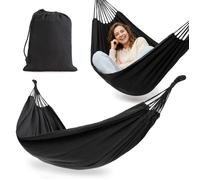 Hamac - HYPERMOTION - Bohème - 200 × 150 cm - 50% coton/50% polyester - Léger et pliable