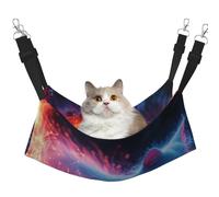 Hamac imprimé chats autour du feu blanc - Hamac de couchage pour chats, lapins, furets, chiots, petits animaux