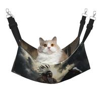Hamac imprimé Native American Warriors On Horseback pour animal domestique - Hamac de couchage pour chats, lapins, furets, chiots, petits animaux