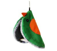 Hamac jouet pour perchoir à oiseaux, couverture en fourrure, perchoir, bâton à mâcher, jouet à mâcher pour perroquets, perruches, cage à oiseaux
