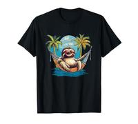 Hamac King fait une sieste pour les amateurs de paresseux et de plage T-Shirt