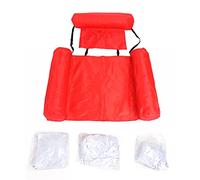 Hamac-lit de Piscine à rangées flottantes gonflables en PVC, Chaise Longue Pliable pour la détente dans l’Eau, idéale pour la Piscine et la Plage, lit Flottant Estival léger et flo