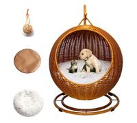 Hamac lit pour chats et chiens, balançoire suspendue pour dormir, jouer et se détendre près de la fenêtre