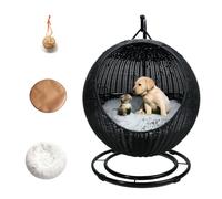 Hamac lit pour chats et chiens, balançoire suspendue pour dormir, jouer et se détendre près de la fenêtre