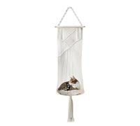 Hamac macramé pour chat, lit balançoire chat bohème - Lit pour chat multifonctionnel bohème, lit à bascule hamac pour chaton, hamac confortable pour chat, hamac pour chat confortable pour l'escalade
