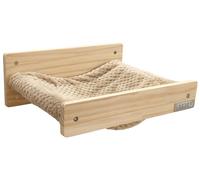 Hamac Mural Timber, 38 x 33,5 x 16 cm, Naturel/Taupe