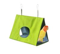 Hamac Nid D'oiseau,Cage a Perroquet Double Épaisseur,Hamac Suspendu avec Cordon Épais et Crochets pour Hamsters,Cochons d'Inde,Petits Lapins,Perroquets,Animaux de Compagnie