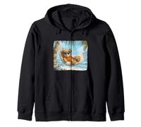 Hamac Ours en Peluche Costume pour Les Palmiers et Les Amateurs de Plage Sweat à Capuche