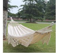 Hamac pampilles toile de camping en plein air balanoire pampilles de loisirs simple et double chaise couleurs multiples