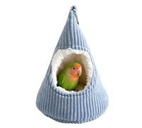 Hamac Perroquet Balançoire semi-fermée, chaude, lavable et respirante | Hamac Lit Tente pour Perruche et Oiseau de Compagnie Pour Intérieur Chambre Salon Balcon Patio Jardin Porche Cage De Bleu